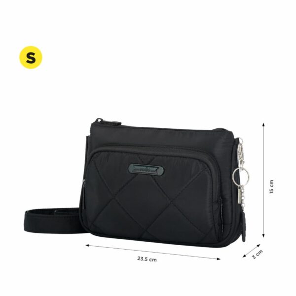 Bolso Negro Modelo Arlet S Para Dama TOTTO - Imagen 5