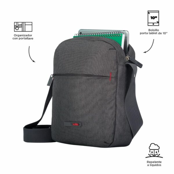 Bolso Azul Modelo Delivery Para Caballero TOTTO - Imagen 6