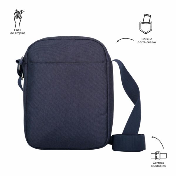 Bolso Azul Modelo Delivery Para Caballero TOTTO - Imagen 2