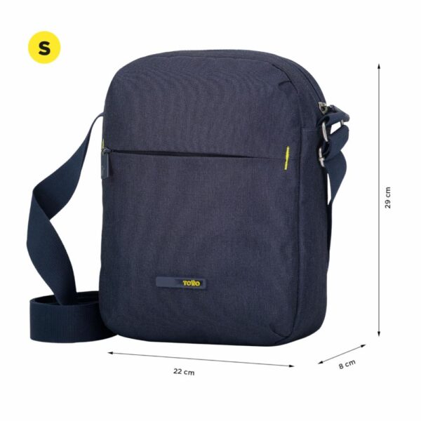 Bolso Azul Modelo Delivery Para Caballero TOTTO - Imagen 4