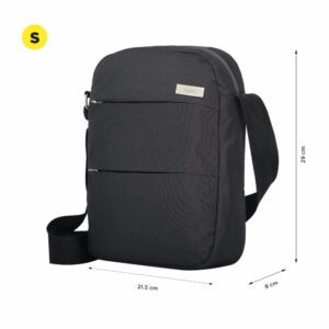 Bolso Para Tablet Negro Modelo Alvear Para Caballero TOTTO Pequeña