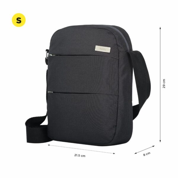 Bolso Para Tablet Negro Modelo Alvear Para Caballero TOTTO Pequeña