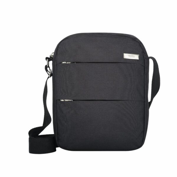 Bolso Para Tablet Negro Modelo Alvear Para Caballero TOTTO Pequeña - Imagen 4