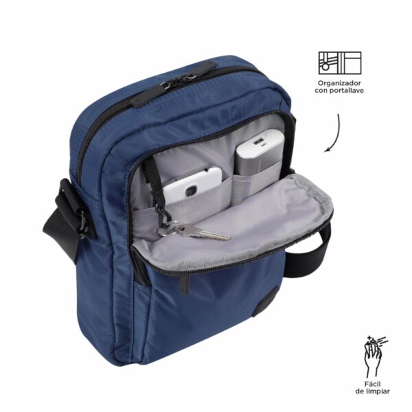 Bolso Azul Bayonne Para Caballero TOTTO - Imagen 3