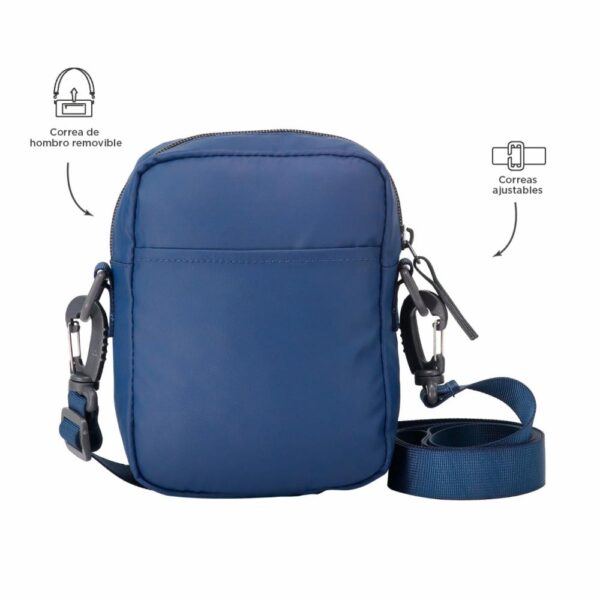 Bolso Azul Modelo Balao Para Caballero TOTTO - Imagen 2