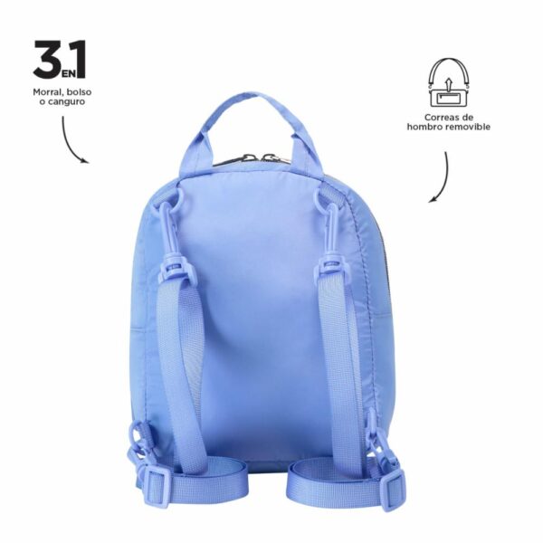 Mochila Azul Modelo Yuen Para Dama TOTTO Mediana - Imagen 2