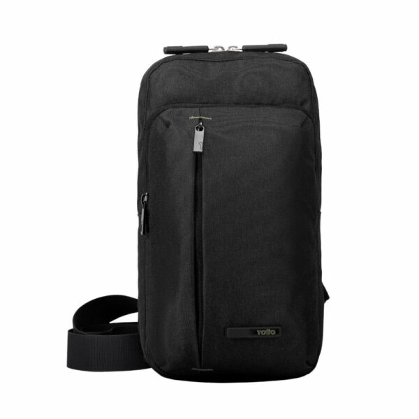 Bolso Negro Modelo Crossover Astra Para Caballero TOTTO