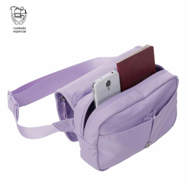 Canguro Morado Modelo Hiker Para Dama TOTTO Mediana - Imagen 2