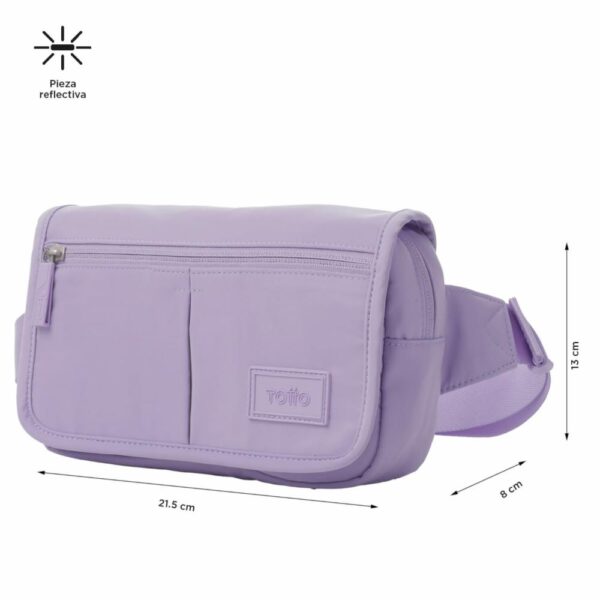 Canguro Morado Modelo Hiker Para Dama TOTTO Mediana - Imagen 4