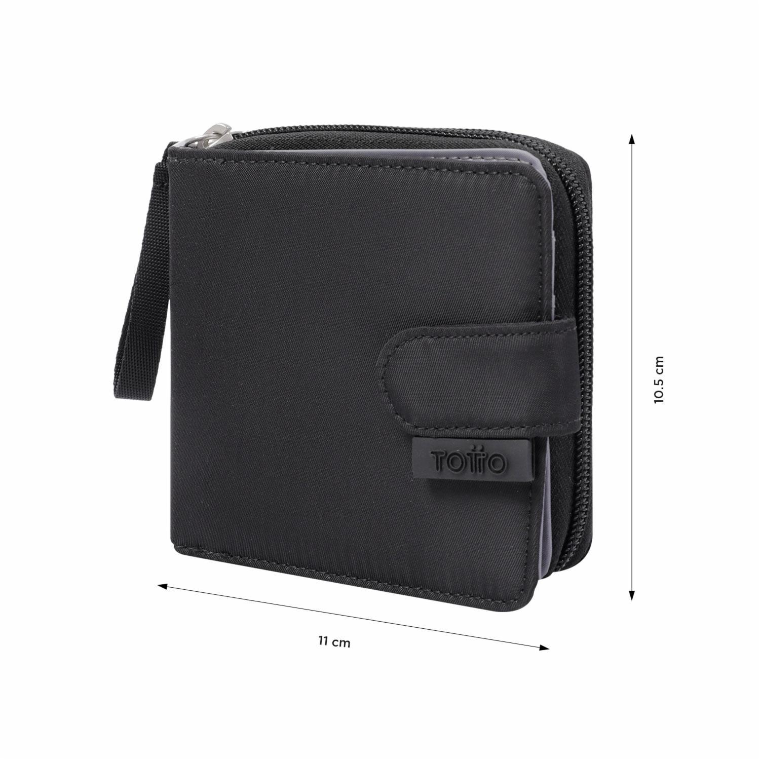 Billetera Negra Modelo Cala Para Dama TOTTO - Imagen 5