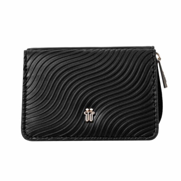 Monedero Negro Modelo F Mini Para Dama TOTTO