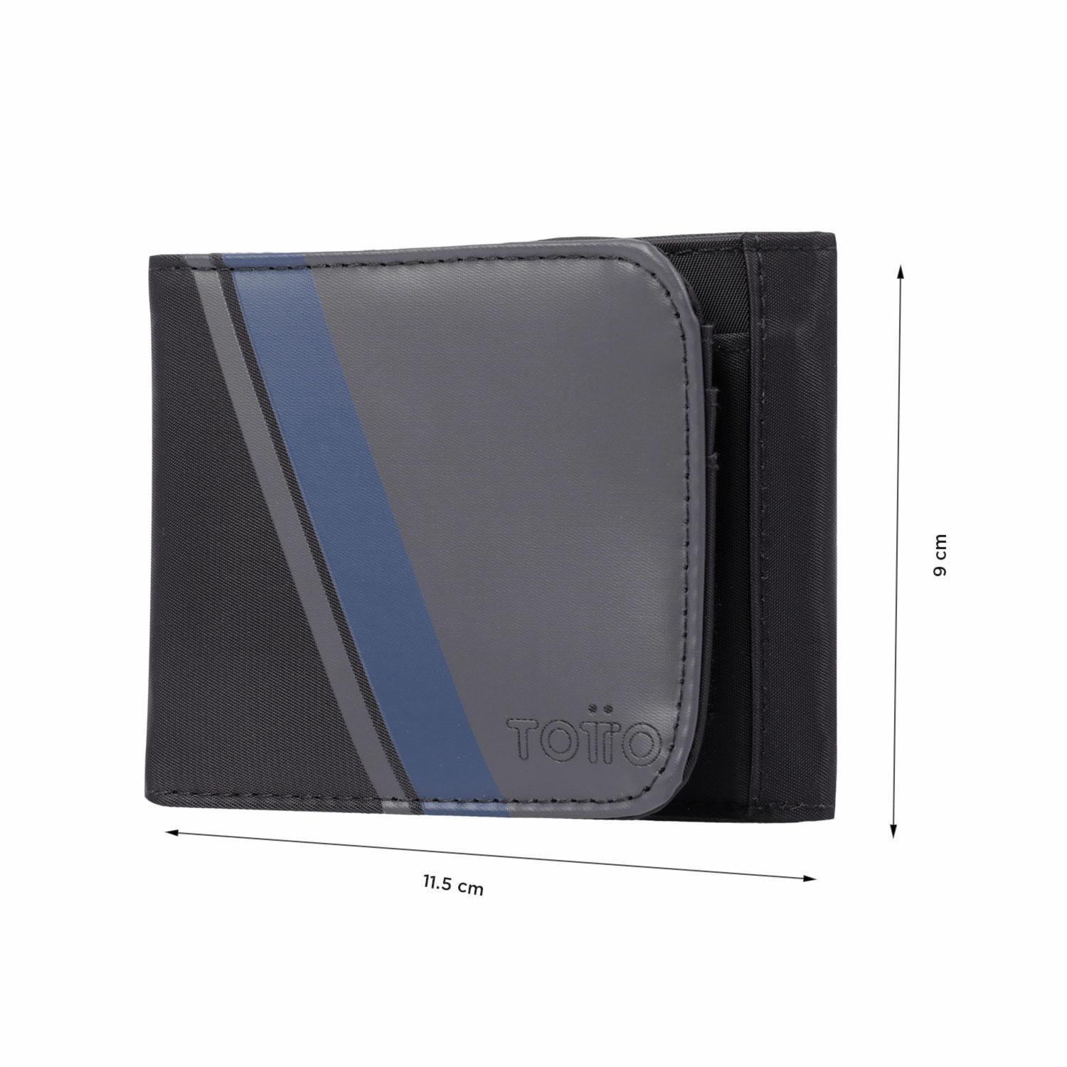 Billetera Negra Modelo Philo Para Caballero TOTTO Mediana - Imagen 5