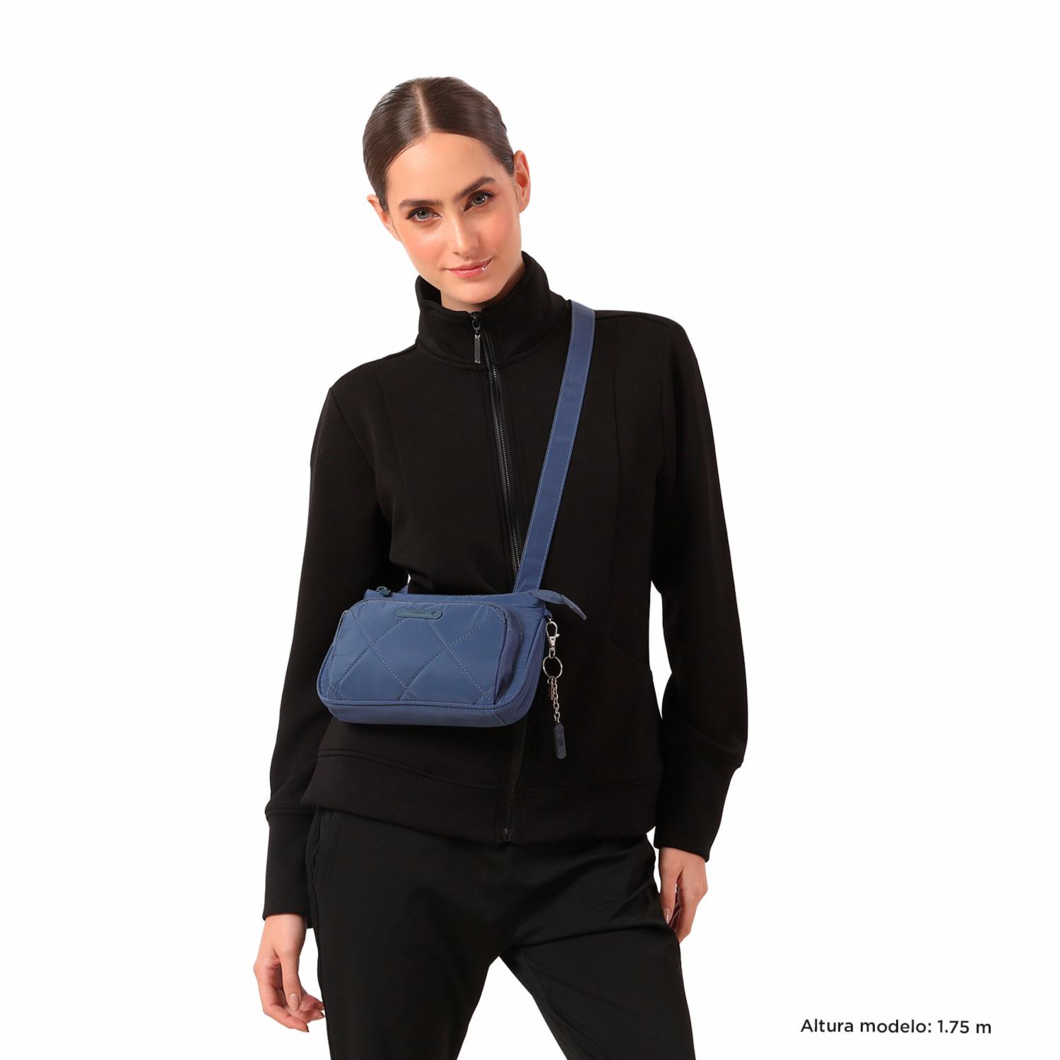 Bolso Azul Modelo Arlet S Para Dama TOTTO - Imagen 5