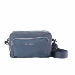 Bolso Gris Modelo Funty Para Dama TOTTO