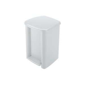 Basurero Pedal Blanco RIMAX 8 L