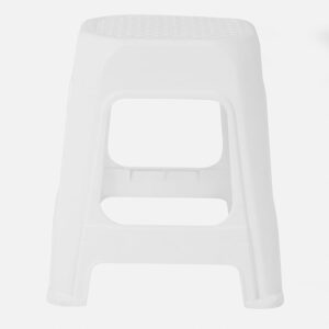 Banco Cuadrado Grande Blanco RIMAX Plástico