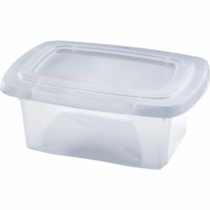 Caja Multiuso Plástica Transparente Con Tapa RIMAX Unidad