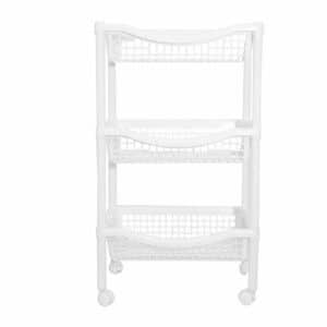 Canasta Móvil Blanco RIMAX Rectangular