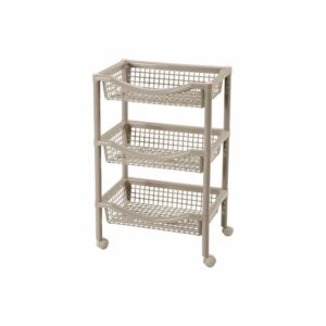 Canasta Móvil Taupe RIMAX Rectangular