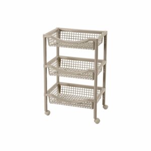 Canasta Móvil Taupe RIMAX Rectangular