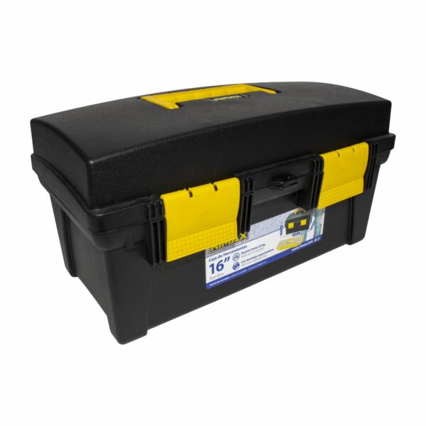Caja De Herramientas 16" Con Bandeja Org Negro PLASTICOS RIMAX Unidad - Imagen 2