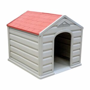 Casita Para Perro Taupe Color Rojo RIMAX Talla Pequeño