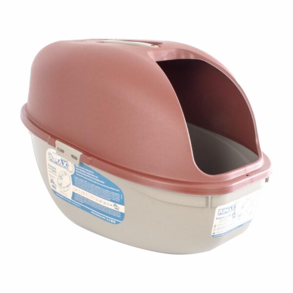 Arenero Para Gato Color Rojo Gris RIMAX Unidad - Imagen 2