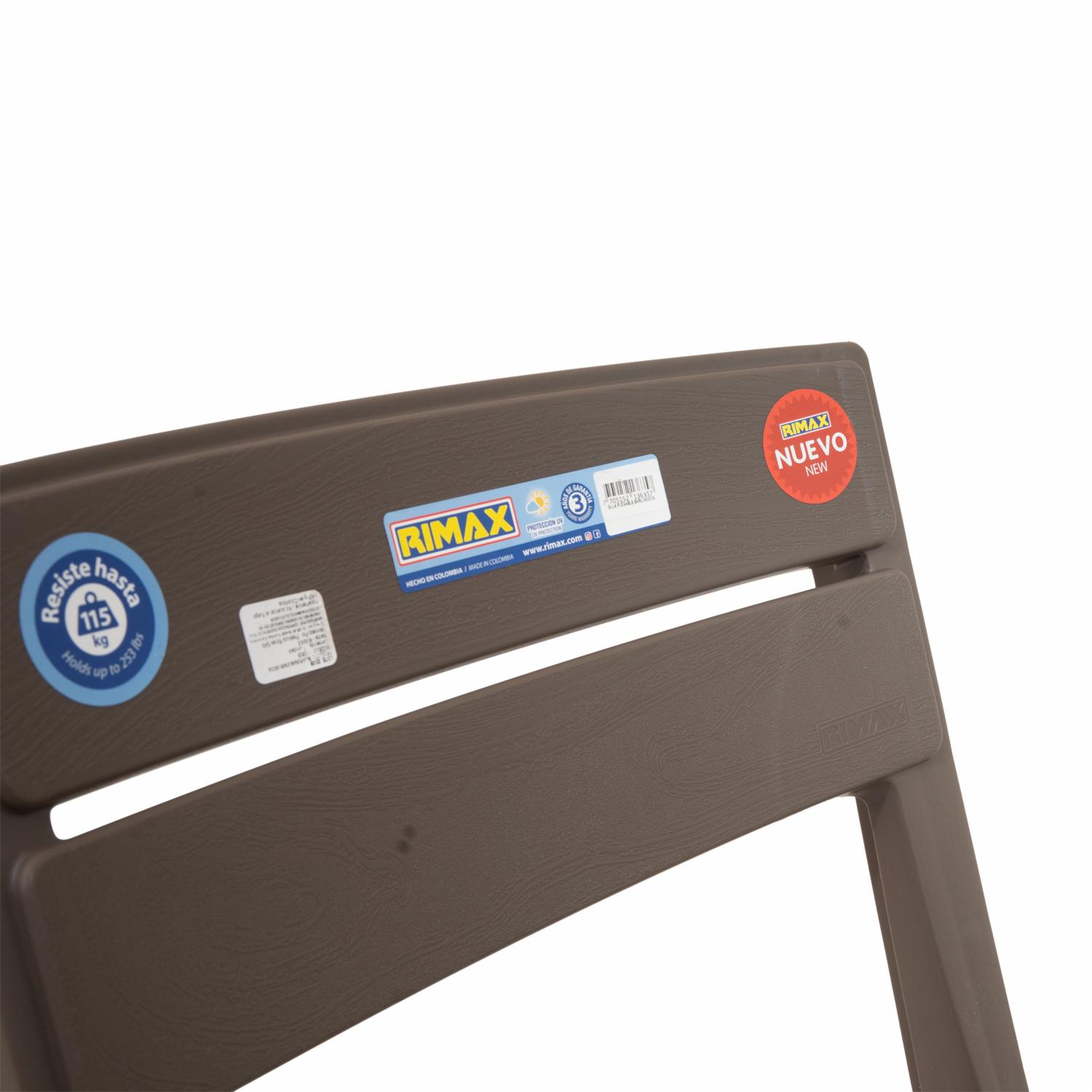 Silla Plegable Barú Mocca RIMAX Plástico - Imagen 4