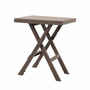 Mesa Plegable Rectangular Barú Mocca RIMAX