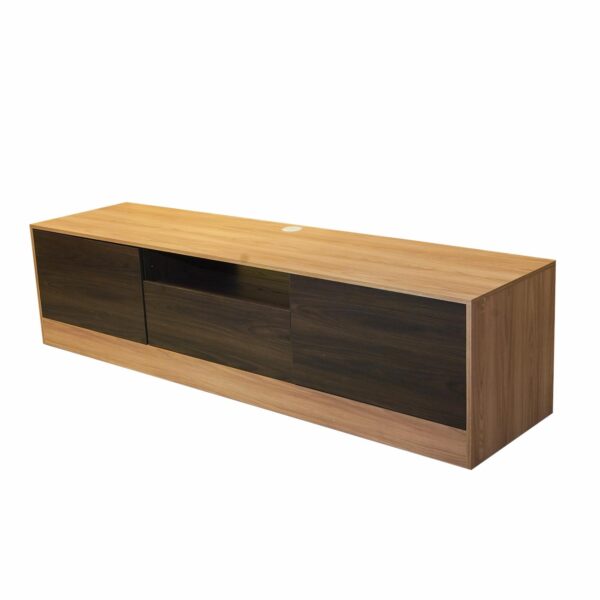 Rack De Tv Fresno RTA Sistema Push To Open 3 Puertas 1 Repisa - Imagen 3