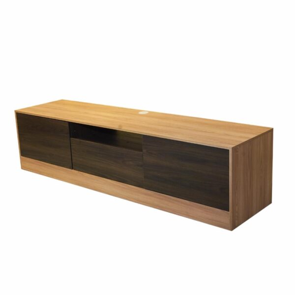 Rack De Tv Fresno RTA Sistema Push To Open 3 Puertas 1 Repisa - Imagen 3