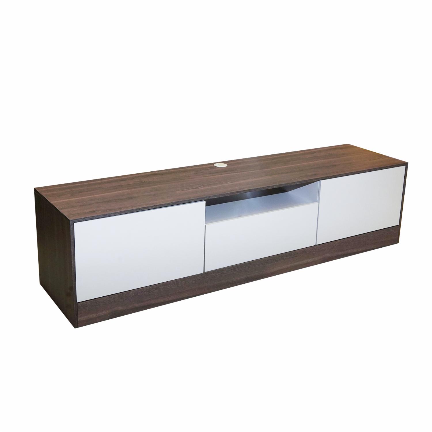 Rack De Tv Niles Milán RTA Sistema Push To Open 3 Puertas 1 Repisa - Imagen 2