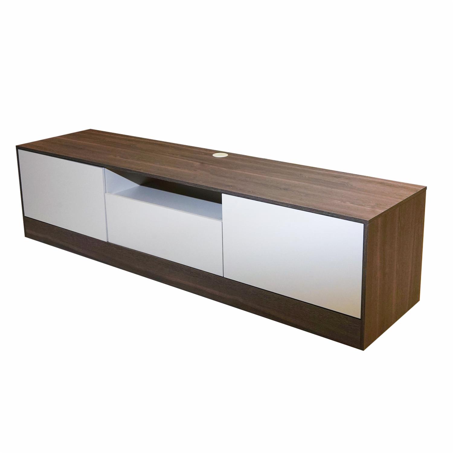 Rack De Tv Niles Milán RTA Sistema Push To Open 3 Puertas 1 Repisa - Imagen 3