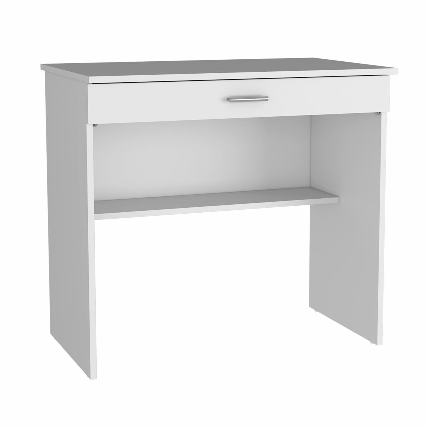 Escritorio Modelo 80 Blanco Con Cajón RTA Aglomerado de 15mm - Imagen 2
