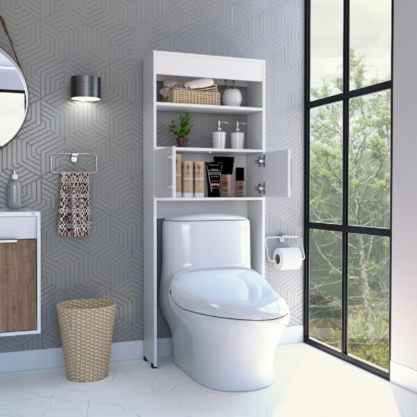 Mueble De Baño Ahorrador De Espacio Madrid Blanco RTA Aglomerado de 15mm - Imagen 5