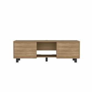 Rack De Tv Modelo Lazio Fresno RTA Tablero Aglomerado de 15 mm