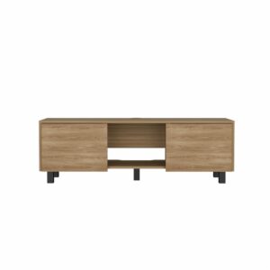 Rack De Tv Modelo Lazio Fresno RTA Tablero Aglomerado de 15 mm