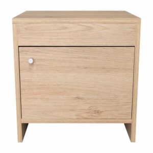 Mesa De Noche Rovere 1 Cajón RTA MDP