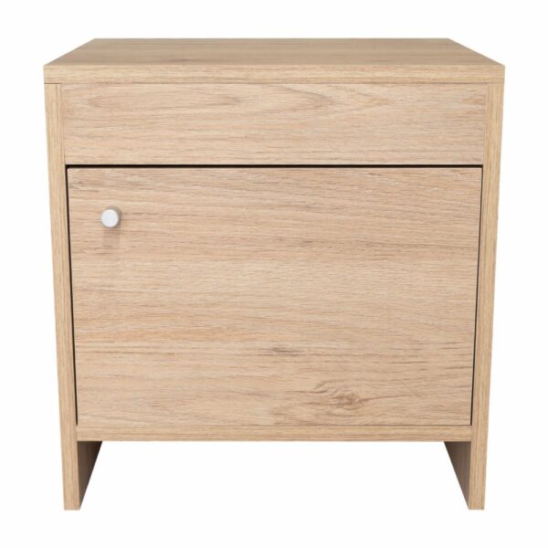 Mesa De Noche Rovere 1 Cajón RTA MDP