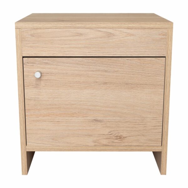 Mesa De Noche Rovere 1 Cajón RTA MDP