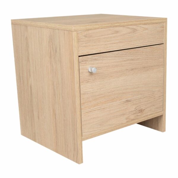 Mesa De Noche Rovere 1 Cajón RTA MDP - Imagen 2