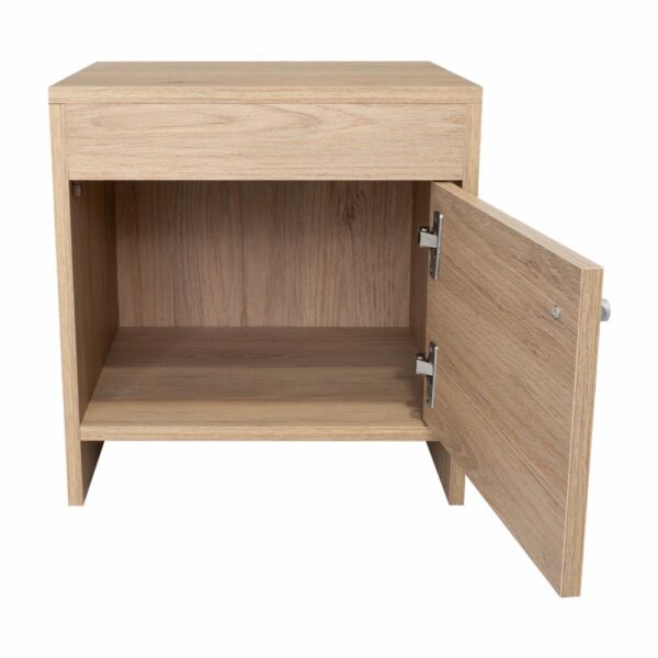 Mesa De Noche Rovere 1 Cajón RTA MDP - Imagen 3