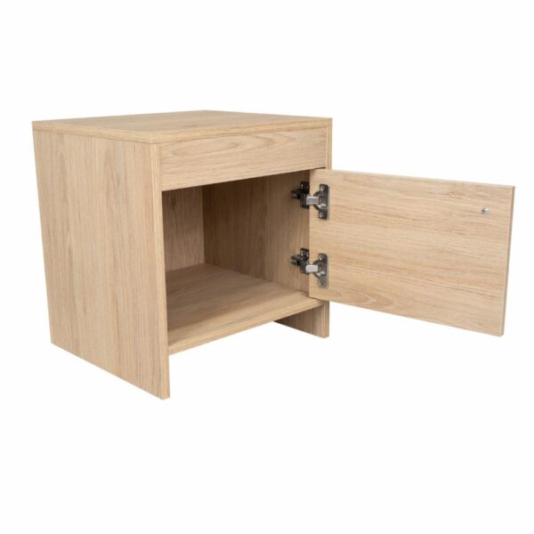Mesa De Noche Rovere 1 Cajón RTA MDP - Imagen 4