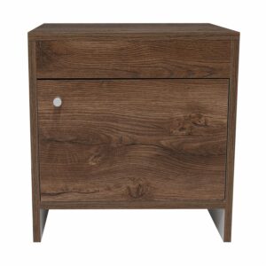 Mesa De Noche Bellota Con Blanco RTA MDP