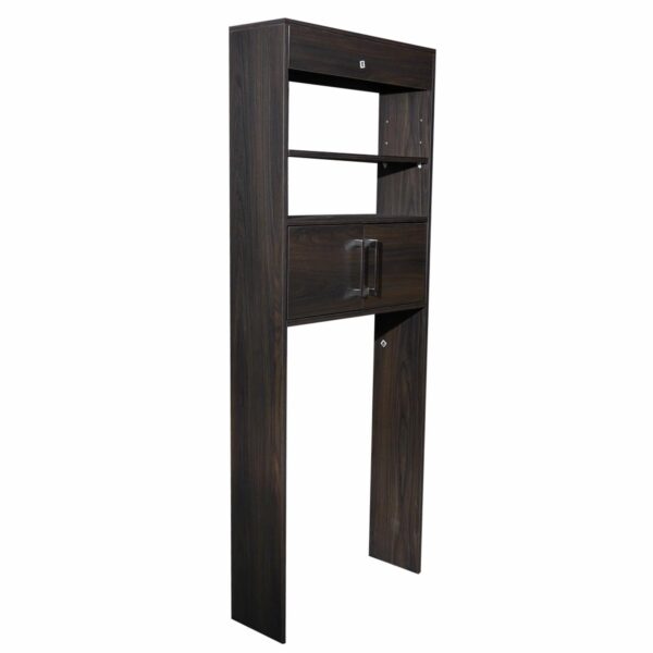 Mueble De Baño Ahorrador De Espacio Madrid Nogal RTA Aglomerado de 15mm - Imagen 2