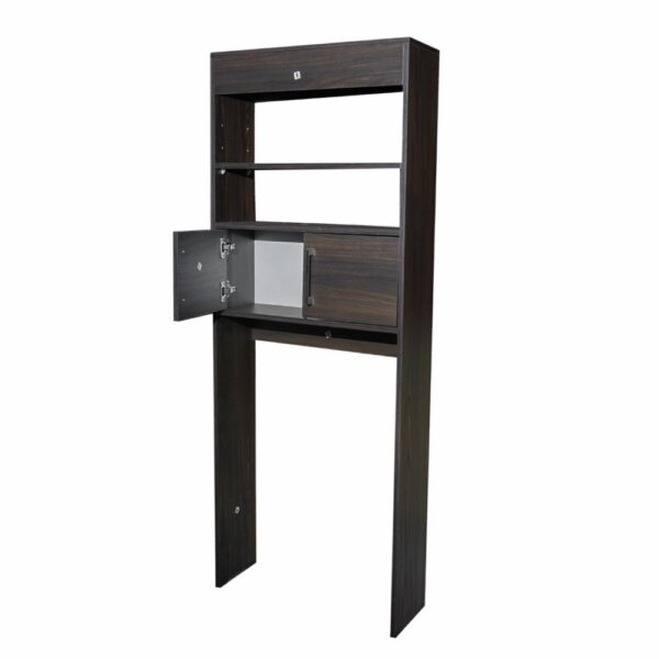 Mueble De Baño Ahorrador De Espacio Madrid Nogal RTA Aglomerado de 15mm - Imagen 4