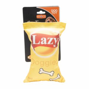 Juguete Para Mascota Squeak Formas Lazy 4DOGS Unidad