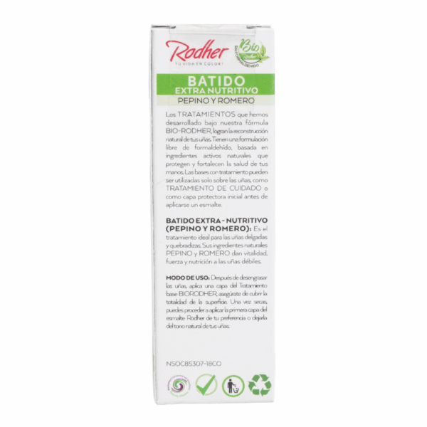 Bio Tratamiento Extra Nutritivo Pepino Y Romero RODHER 12 Ml - Imagen 4