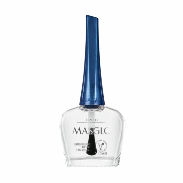 Esmalte De Uñas Brillo Sin Color MASGLO 13.5 Ml
