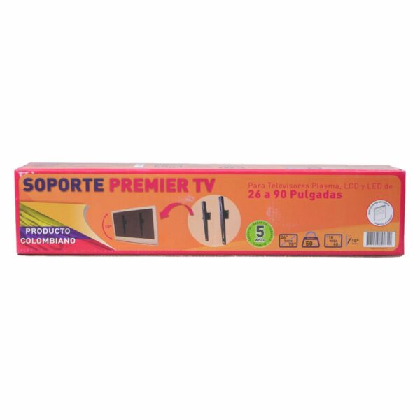 Soporte Tv Negro ANDIMALLAS 25" A 90"